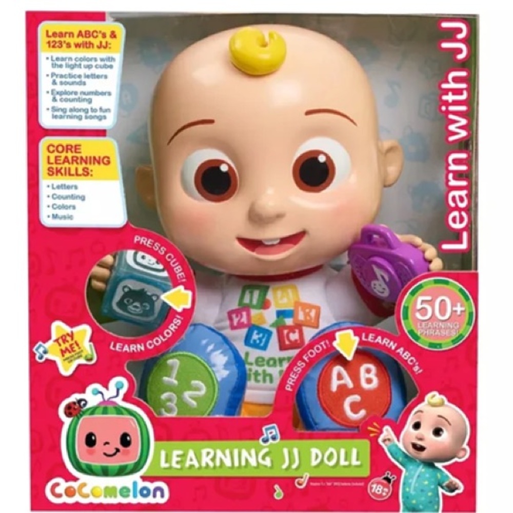 CoComelon Learning JJ Doll - Multicolor